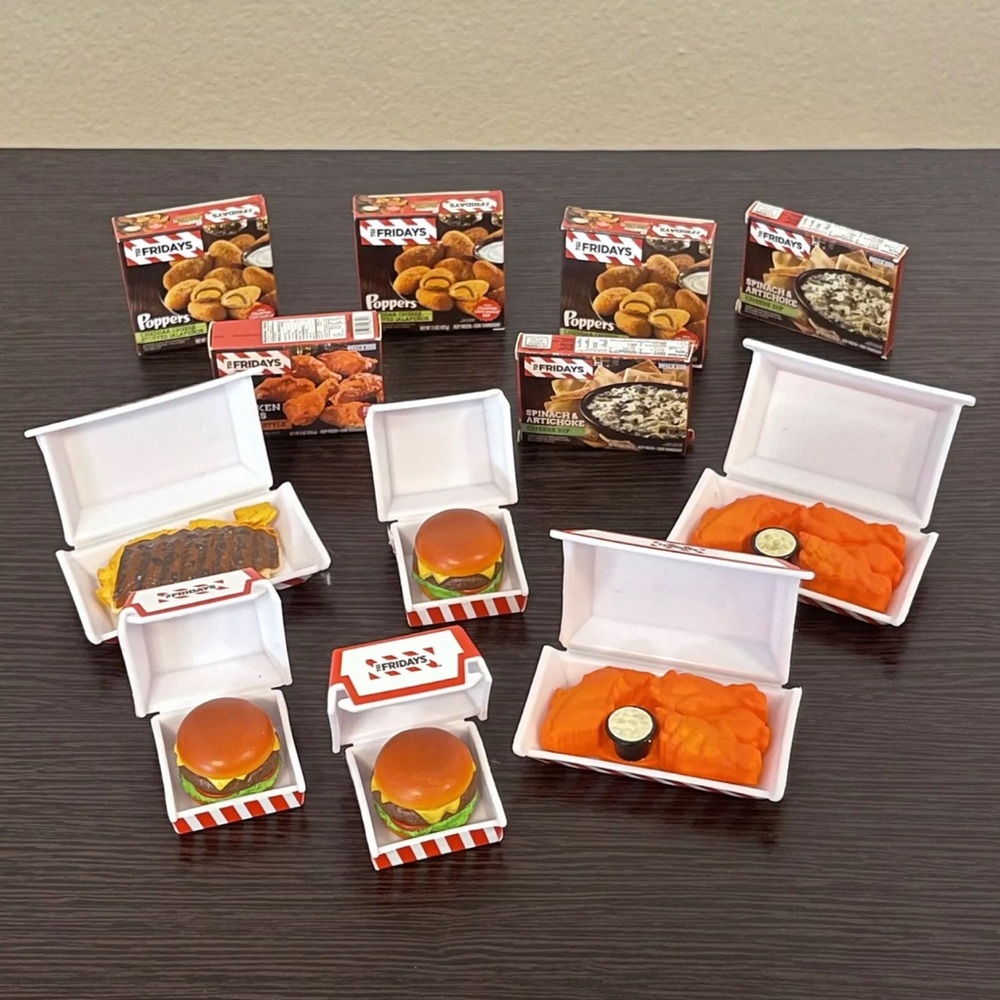 Zuru Mini Brands Foodies Series 1 Miniature TGI Fridays Bundle